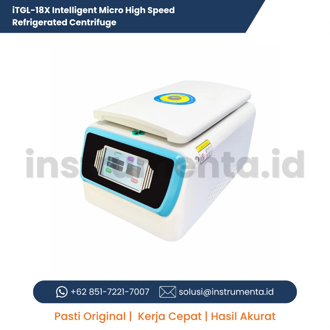 Jual iTGL-18X Intelligent Micro High Speed Refrigerated Centrifuge Distributor Resmi Indonesia Ready Stock